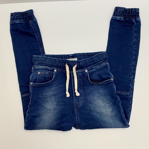 Zara Other - ZARA MAN Knit Woven Denim Joggers